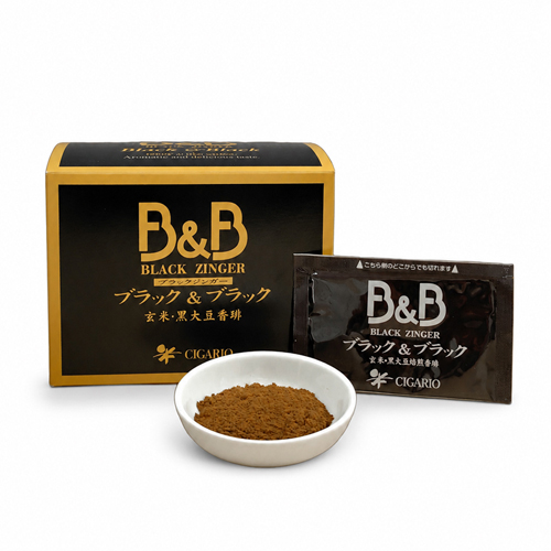 ブラックジンガーB&B 玄米・黒大豆コーヒー1箱 10%OFF