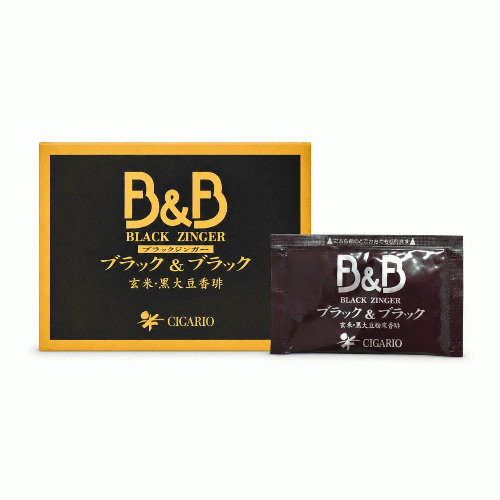 ブラックジンガーB&B 玄米・黒大豆コーヒー1箱 10%OFF